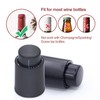Niuaccess Vacuum Wine Stopper W/Pump, 2-Pack Wine Preservers Savers, Wine