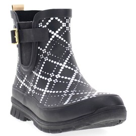 Western Chief Women's Waterproof Chelsea Rain Boot, Black, 11