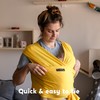 CuddleBug CuddleBug Baby Wrap Carrier Sling for Newborns - Porte