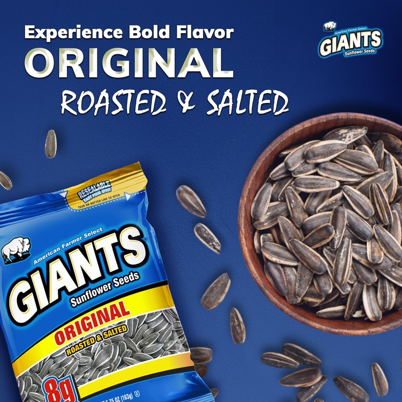 GIANTS Original Sunflower Seeds - Sunflower Seeds to Eat, Sunflower