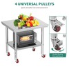 YITAHOME NSF Stainless Steel Table, 30" X 24" Work Table