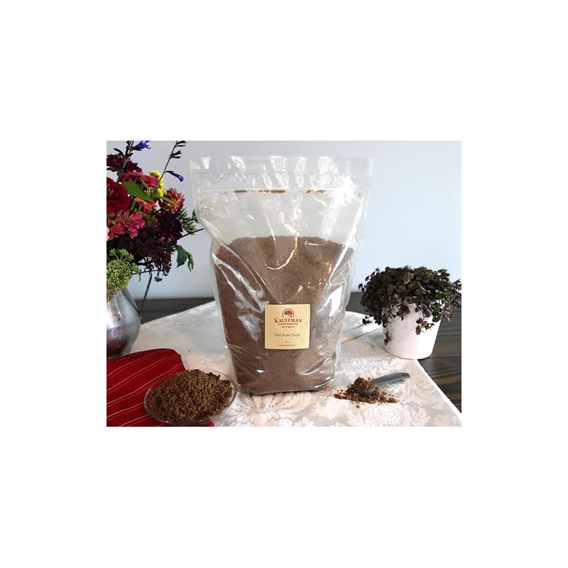 Kauffman Orchards Old-Fashioned Dark Brown Sugar, 5 Pound Bag