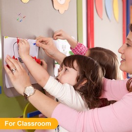 Multicolored Push Pins Thumb Tacks, Coideal 600 Pcs Coloured Map Tacks with Stainless Steel Point for Bulletin Board, Fabric Marking, Pictures Hanging at Home Office School (12 Colours)