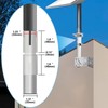 Starlink Mounting Kit Stainless Steel Short Wall Roof Mount for