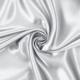 Set of 2 Pillow Covers, Double Sided Silk Texture, Reduces Friction, Gentle on Sensitive Skin, Hair and Odor Resistant, Anti-Mite, WGWJM Artificial Silk, Glossy Pillow, Washable, Four Seasons