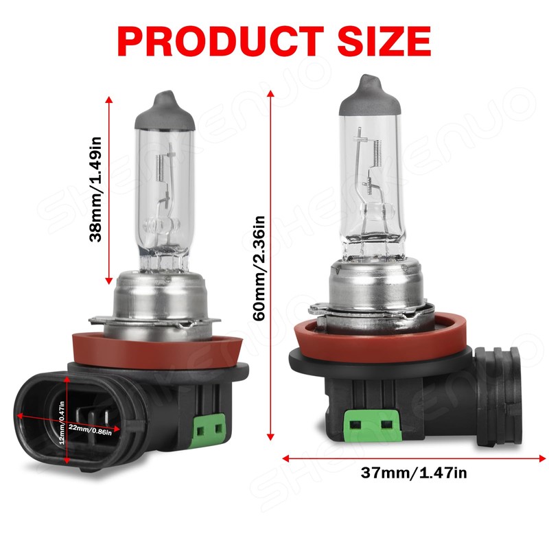 OQSNCV Fit for Ford Transit 150 250 350 (2014-2024) Halogen