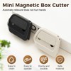 2-Pack New Mini Magnetic Ceramic Box Cutter – Auto-Retract Utility