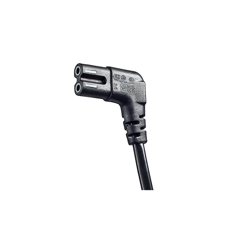Shortix Short Power Cable (Power Cable with Angled Euro Flat