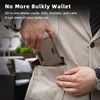 ECOZATU Slim Minimalist Wallet for Men- Money Clip Wallet |