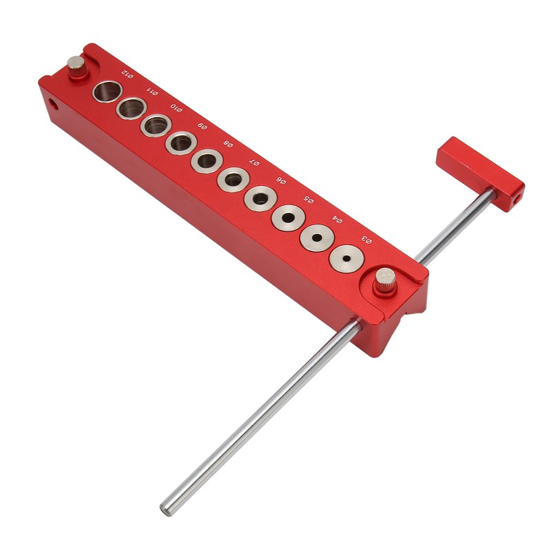 Hole Jig Wood Dowel Punch Locator 10 in 1 45°