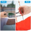 PATIKIL 2 Layer Leather Archery Finger Tabs, Finger Protective Gear
