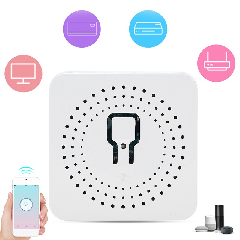 Mini ON/Off Controller Switch Smart WiFi Light Opener White APP