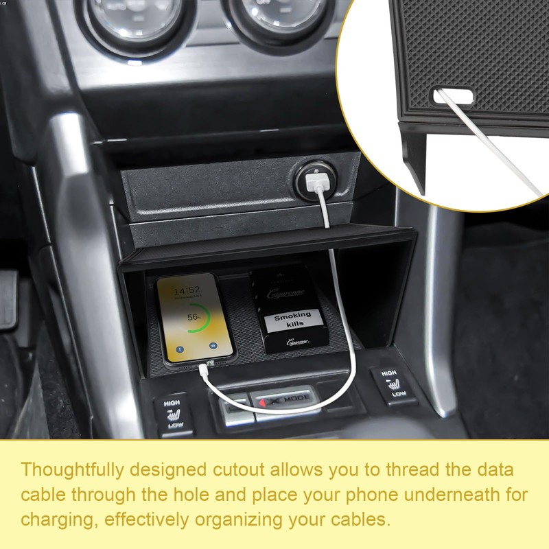 X-TKER Center Console Organizer Shelf Compatible with Subaru Forester 2013