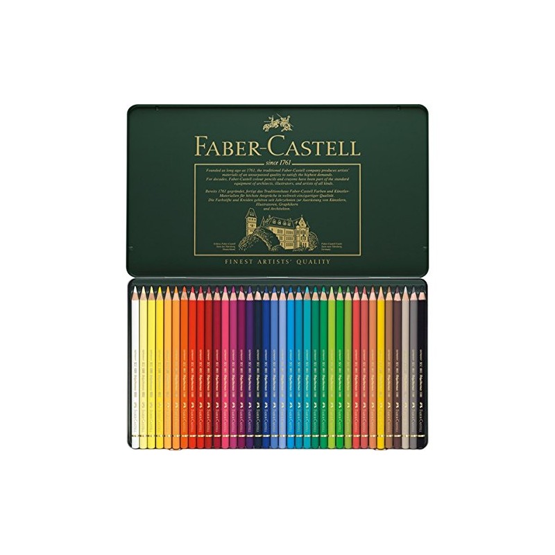 Faber-Castell 110036 Artist Colouring Pencil, 36 Metal Case (1, 36