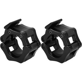 YANGWEN 2 Pcs Barbell Clamps, 30 MM Fast Release Barbell Collar Clips,Barbell Locking Buckles,Olympic Bar Clamps,Fitness Dumbbell Fixing Accessories