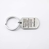 Hibetek Christian Keychain Be Strong and Courageous Joshua 1:9 Bible