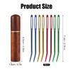 8pcs Large Eye Darning Needles for Wool, Stainless Steel Embroidery