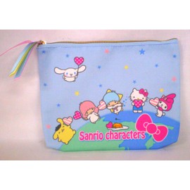 サンリオ(SANRIO) サンリオキャラクターズ フラットポーチ(ワールド)