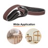 HARFINGTON 24pcs 1 x 18" Sanding Belts 4pcs Each of