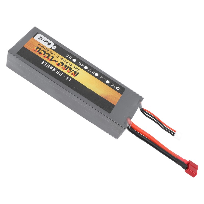 7.4V 50C 6000mAh Lipo Battery High Capacity Lightweight Powerful 2S