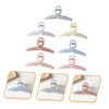 PACKOVE 7pcs Jelly Cross Hair Clamps Medium Hair Jaw Clips