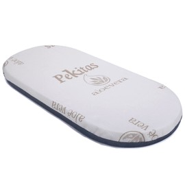 PEKITAS Universal Oval Mattress 75 x 33 cm Pushchair Height 5 cm Double Sided Breathable Washable Cover