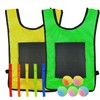 TOMMYFIELD Outdoor Play Target Toy Ball Velcro Targeting Game for