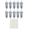 10 PCS Soft Close Damper, ABS Plastic Cupboard Cabinet Door