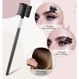 6 Pack Eyebrow Comb, Eyebrow Brush for Women, Grooming Shaping Brow, Eyelashes Extension, Makeup Beginner