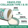 Vitalibre Bovine Collagen Peptides Powder for Women and Men, Grass-Fed