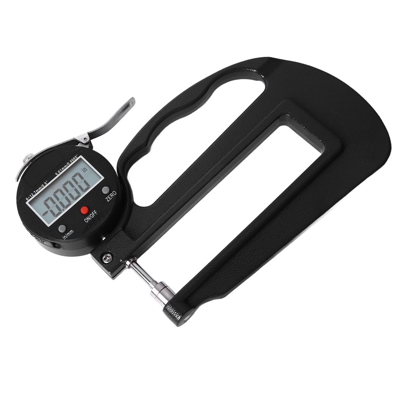 Digital Thickness Gauge 0.0005in 0.01mm Resolution 0 to 12.7 X