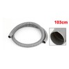 sourcingmap Gray Plastic Air Conditioner Drain Pipe Water Hose 41"