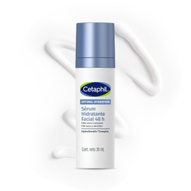 Cetaphil Optimal Hydration Sérum Facial Todo Tipo de Piel Sensible 30 ml | HydroSensitiv Complex con ácido hialurónico hidrata 48 h, textura ultraligera de rápida absorción para piel seca deshidratada