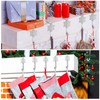 Lounsweer 12 Pieces Snowflake Christmas Stocking Holders Metal Mantel Stockings