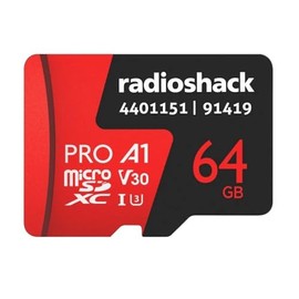 RadioShack 128GB Micro SD U3 V30 – 100MB/s Speed, 4K UHD, Waterproof, Shock-Proof