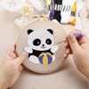 GlasFlength Panda Punch Needle Embroidery Starter Kit, Punch Needle Embroidery