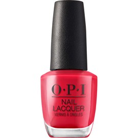 OPI OPI Nail Lacquer We Seafood and Eat It | Opaque Bright Red Crme Chip Resistant Nail Polish | Lisbon Collection