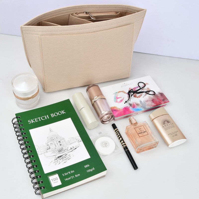 Shengxi Felt Purse Organizer for Longchamp Folding Tote Bag Organizer