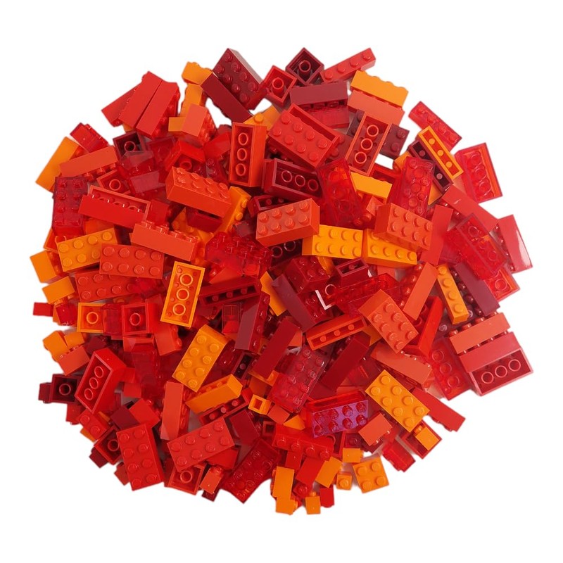 Q-Bricks Building Blocks Box, 300 Basic Building Blocks in 5