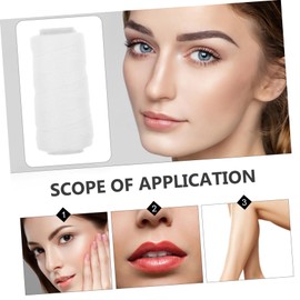 Healvian 1Roll Replacement Thread for Epilator Gentle Hair Removal Threading Tool for Smooth Skin for Facial Hair Trimming and Embroidery Use