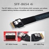 xiwai PCIe PCI Express SFF-8611 4i OcuLink to SFF-8654 Thin