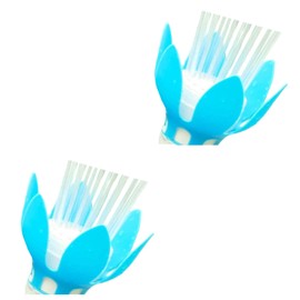 MAGIC POOL FOUNTAIN Water Powered Swimming Accessory Sprinkler Aerates with Color Changing LED Light Bulb for Use with 1.5 Inch Outlets (2 Pack)