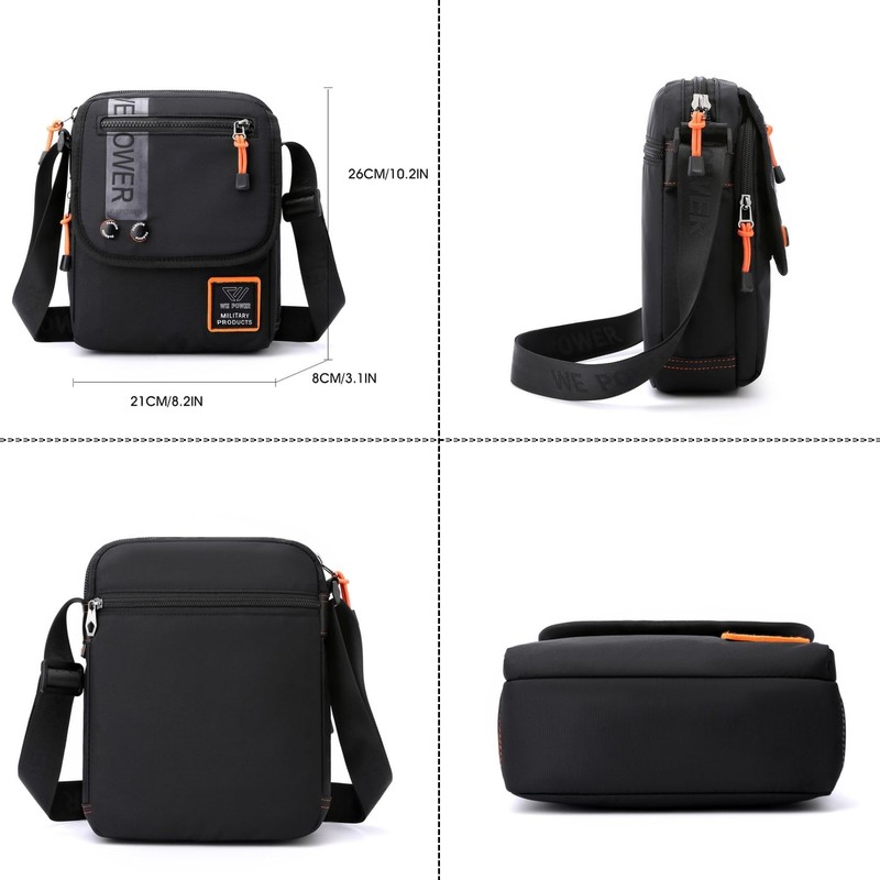 Leaper Shoulder Bag, Men's, Crossbody Messenger Bag, Shoulder Bag, Smartphone