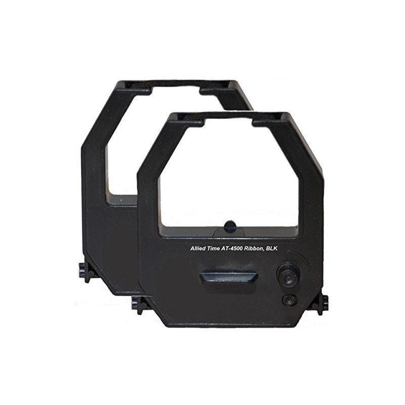 Ribbons for Allied Time AT-4500 Time Clock, 2-Pack, Black Color