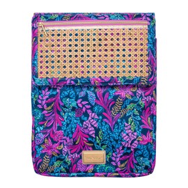 Lilly Pulitzer 14 Inch Laptop Case, Leatherette Computer Case with Pocket for Accessories, Padded Laptop Sleeve for 14" Computers and Tablets, Calypso Coast