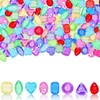NISENTIA Diamonds Children, Pack of 64 Gemstones for Children, Acrylic,