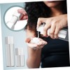 Gatuida 3pcs Airless Pump Bottles Travel Friendly Lotion Dispenser Containers