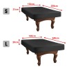 Funda Para Mesa De Billar, Tela De Buey, Diseño Negro