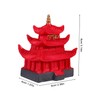BUGUUYO Aquarium Pagoda Decorations Resin Fish House Ornaments for Tank