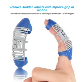 Finger Splint, Basketball Finger Guard, Finger Support Brace for Basketball Volleyball, Hollow Out Type Finger Sleeve Support Protector(M)